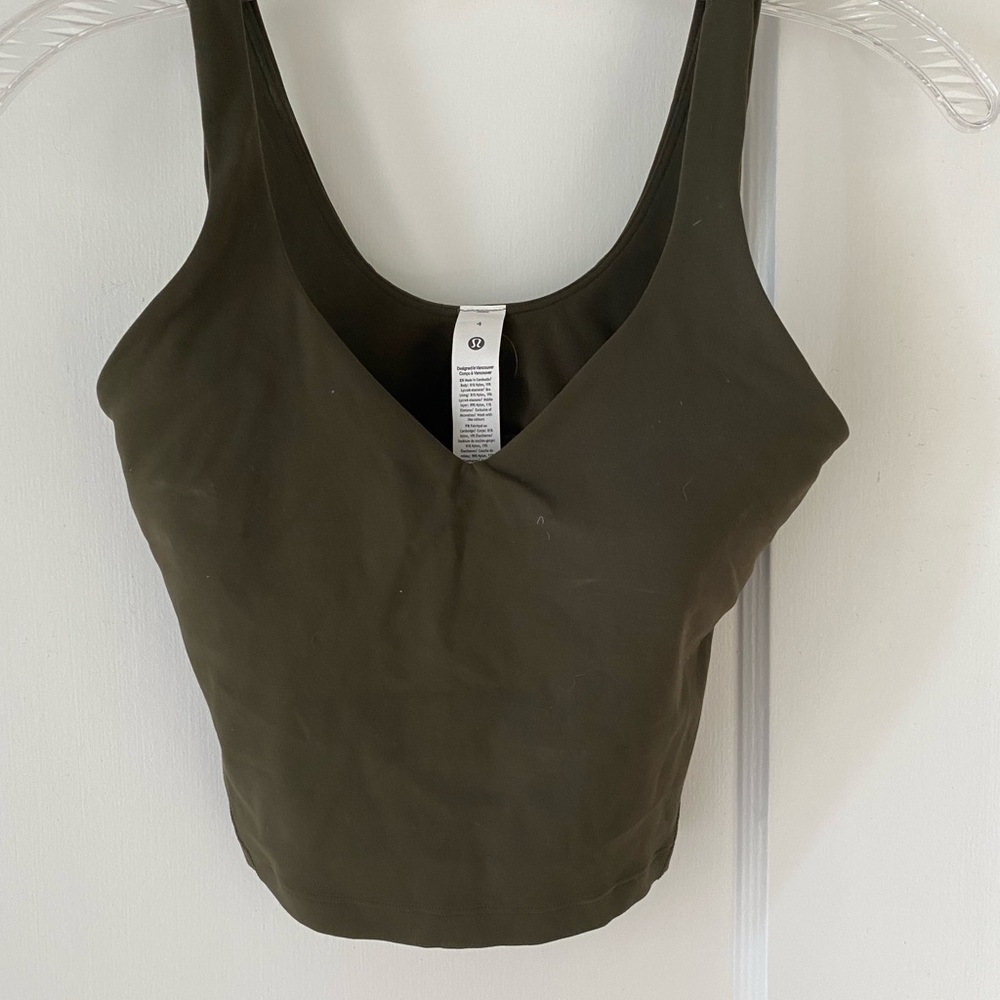 lululemon athletica Dark Green Camisole
